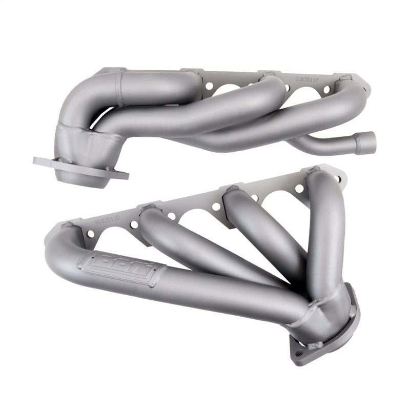 BBK 87-95 Ford F150 Truck 5.8 351 Shorty Unequal Length Exhaust Headers - 1-5/8 Titanium Ceramic - Burkken Auto Parts