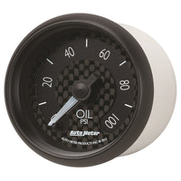 Autometer GT Series 52mm Full Sweep Electronic 0-100 PSI Oil Pressure Gauge - Burkken Auto Parts