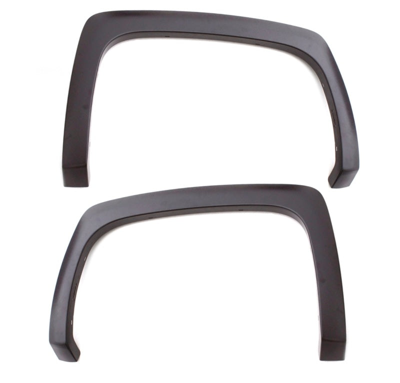 Lund 19-21 Chevy Silverado 1500 SX-Sport Smooth Elite Series Rear Fender Flares - Black (2 Pc.) - Burkken Auto Parts