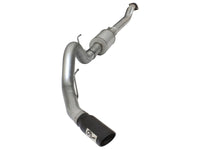 aFe Atlas Exhausts 4in Cat-Back Aluminized Steel Exhaust Sys 2015 Ford F-150 V6 3.5L (tt) Black Tip - Burkken Auto Parts