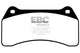EBC 03-06 Jaguar XJR 4.2 Supercharged Redstuff Front Brake Pads - Burkken Auto Parts