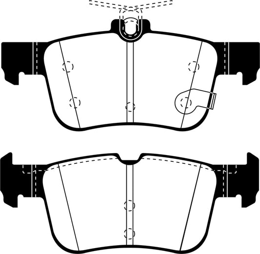 EBC 2013+ Lincoln MKZ 2.0L Hybrid Greenstuff Rear Brake Pads - Burkken Auto Parts