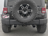 aFe Rebel Series 2.5in 409 SS Cat-Back Exhaust w/ Black Tips 2007+ Jeep Wrangler (JK) V6 3.6L/3.8L - Burkken Auto Parts