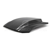 Anderson Composites 2018 Ford Mustang Double Sided Type-CJ 4in Carbon Fiber Cowl Hood - Burkken Auto Parts