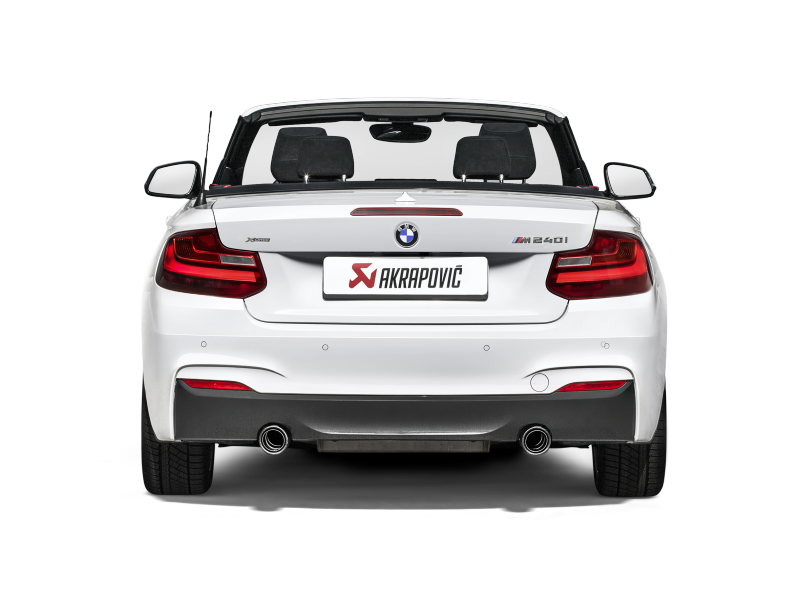 Akrapovic 16-17 BMW M240i (F22 F23) Evolution Line Cat Back (SS) w/ Carbon Tips (Req. Link Pipe) - Burkken Auto Parts