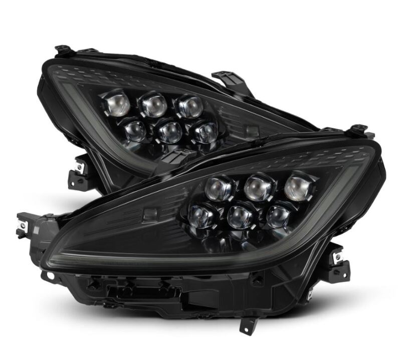 AlphaRex 21-23 Toyota GR86 / Subaru BRZ NOVA-Series LED Projector Headlights - Alpha Black - Burkken Auto Parts