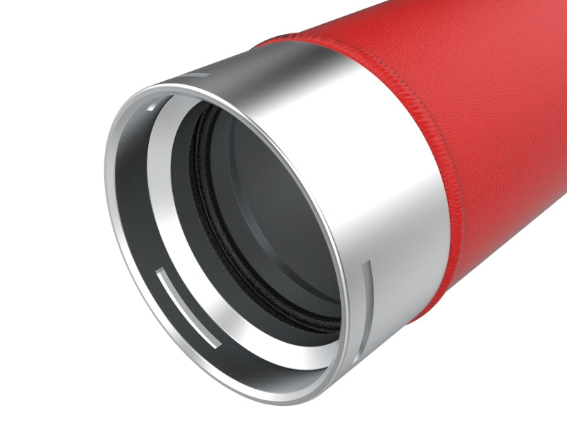 aFe 23-24 Ford Diesel Trucks V8-6.7L (td) BladeRunner Aluminum Hot and Cold Charge Pipe Kit - Red - Burkken Auto Parts