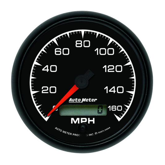 Autometer ES 85.7mm In-Dash Speedometer Elec. Programmable 160mph Gauge - Burkken Auto Parts