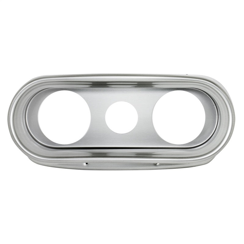 Autometer 62-65 Chevy Nova (Fits 2 3-3/8in.& 4 2-1/16in. Instruments) Gauge Mount Direct Fit Silver - Burkken Auto Parts