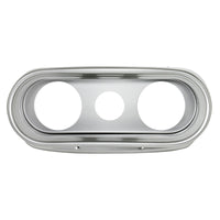 Autometer 62-65 Chevy Nova (Fits 2 3-3/8in.& 4 2-1/16in. Instruments) Gauge Mount Direct Fit Silver - Burkken Auto Parts