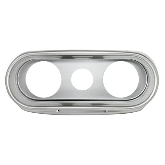 Autometer 62-65 Chevy Nova (Fits 2 3-3/8in.& 4 2-1/16in. Instruments) Gauge Mount Direct Fit Silver