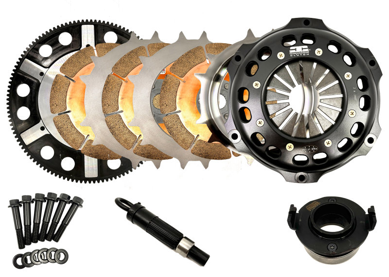 Competition Clutch Honda H Series 184mm Triple Disc Ceramic Clutch Kit - Burkken Auto Parts