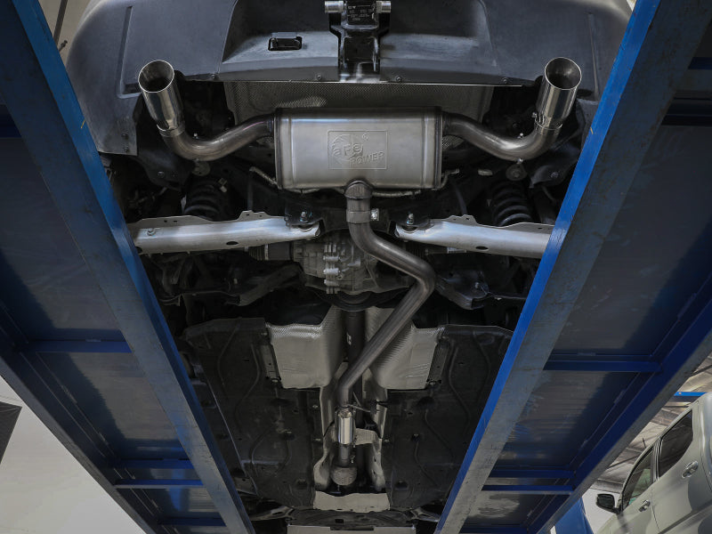 aFe Ford Bronco Sport 21-22 L3-1.5L (t)/L4-2.0L (t) Vulcan Cat-Back Exhaust System- Carbon Tips - Burkken Auto Parts