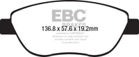 EBC 2014+ Fiat 500 1.4L Turbo Abarth Greenstuff Front Brake Pads - Burkken Auto Parts