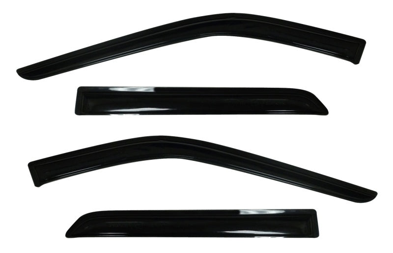 AVS 11-18 Ford Explorer Ventvisor Outside Mount Window Deflectors 4pc - Smoke - Burkken Auto Parts