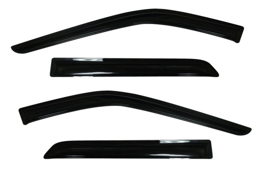 AVS 11-18 Ford Explorer Ventvisor Outside Mount Window Deflectors 4pc - Smoke - Burkken Auto Parts