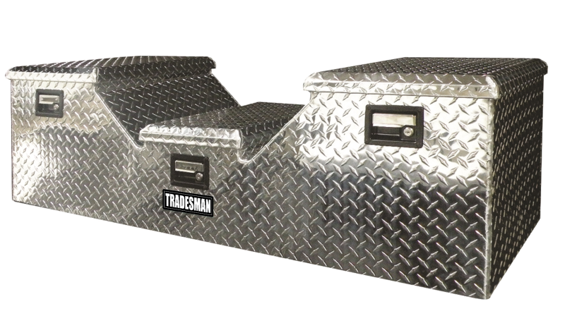 Tradesman Aluminum Flush Mount 5th Wheel Truck Box - Brite - Burkken Auto Parts