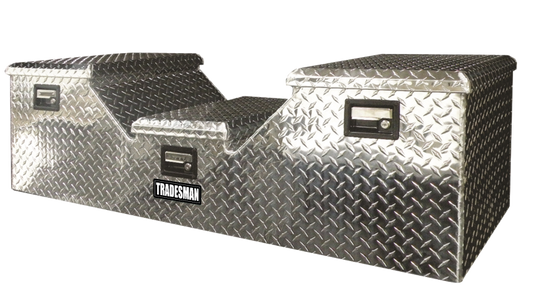 Tradesman Aluminum Flush Mount 5th Wheel Truck Box - Brite - Burkken Auto Parts