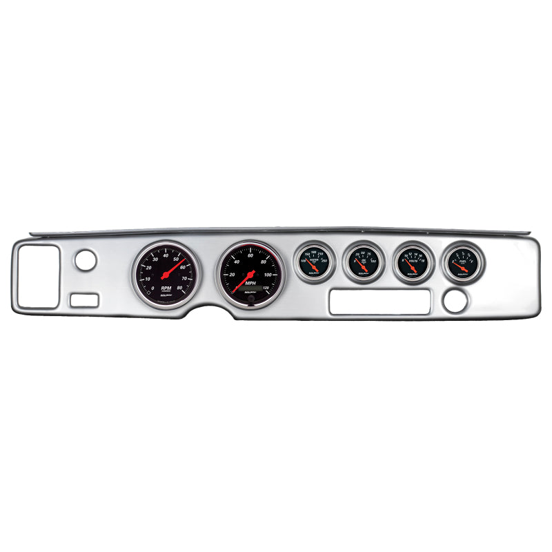 Autometer Designer Black 70-81 Firebird Dash Kit 6pc Tach / MPH / Fuel / Oil / WTMP / Volt - Burkken Auto Parts