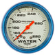 AutoMeter Gauge Wtemp 2-5/8in. 140-280 Deg. F Liq Filld Mech 4ft. Glow In Dark Ultra-Nite - Burkken Auto Parts