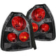 ANZO 1996-2000 Honda Civic Taillights Black - Burkken Auto Parts
