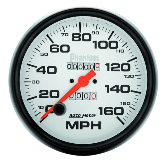 Autometer Phantom 5in 160 MPH In-Dash Mechanical Speedometer - Burkken Auto Parts