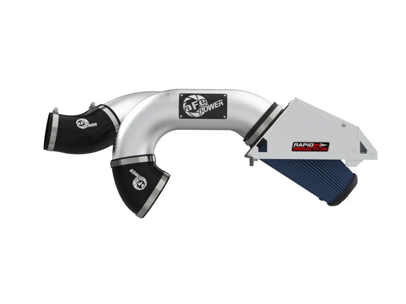 aFe Rapid Induction Pro 5R Cold Air Intake System Brushed 21-22 Ford F-150 Raptor V6-3.5L (tt) - Burkken Auto Parts
