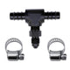 Nitrous Express 5/16 Fuel T 5/16 Hose Barb to 4AN Male - Burkken Auto Parts