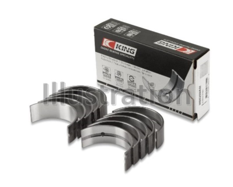 King Engine Bearings Buick 93-99 Fiat 176 B6 1372cc Main Bearing Set - Burkken Auto Parts