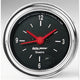 Autometer Traditional Chrome 2-1/16in 12HR Analog Clock Gauge - Burkken Auto Parts
