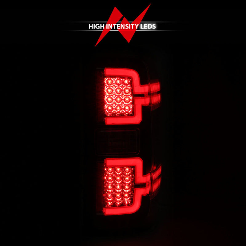 ANZO 2014-2018 Chevy Silverado 1500 LED Taillights Smoke - Burkken Auto Parts