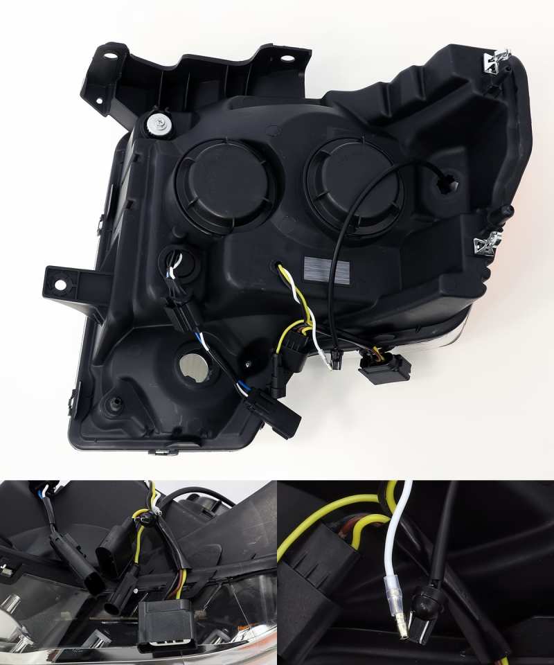 AlphaRex 09-14 Ford F-150 NOVA LED Projector Headlights Plank Style Chrome w/Activ Light/Seq Signal - Burkken Auto Parts
