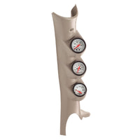 Autometer 03-09 Dodge Ram Taupe Triple Pillar Phantom Gauge Kit - Burkken Auto Parts
