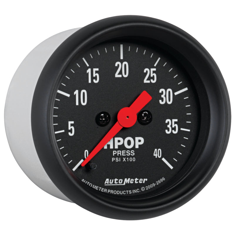 Autometer Z Series 2-1/16in 4K PSI High Pressure Oil Pump Gauge w/ Digital Stepper Motor - Burkken Auto Parts