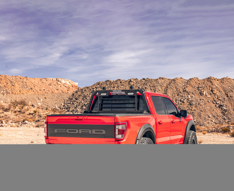 BackRack 19-24 RAM 1500 / 20-24 Chevrolet Silverado 2500/3500HD SRL Rack Lighted Frame ONLY Req. HW - Burkken Auto Parts