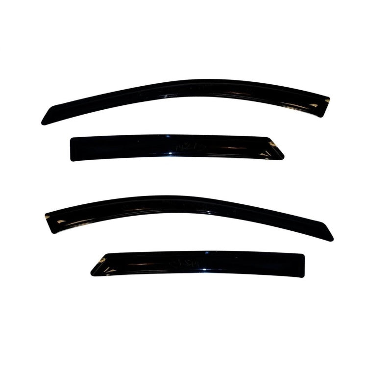 AVS 17-20 Honda Ridgeline Ventvisor Outside Mount Window Deflectors 4pc - Smoke - Burkken Auto Parts