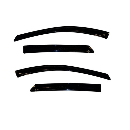 AVS 17-20 Honda Ridgeline Ventvisor Outside Mount Window Deflectors 4pc - Smoke - Burkken Auto Parts