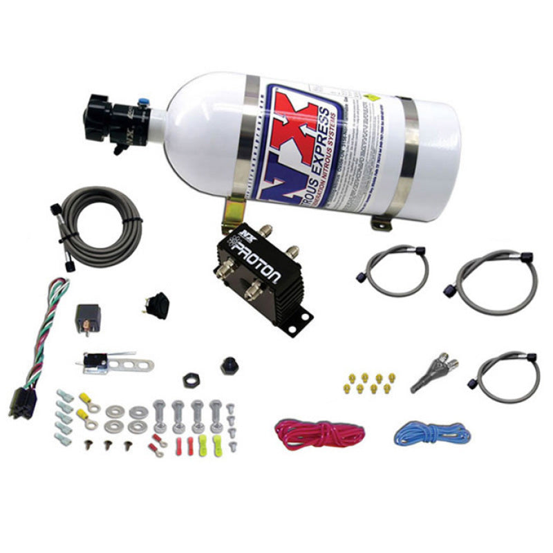 Nitrous Express Proton Plus Nitrous Kit w/10lb Bottle - Burkken Auto Parts