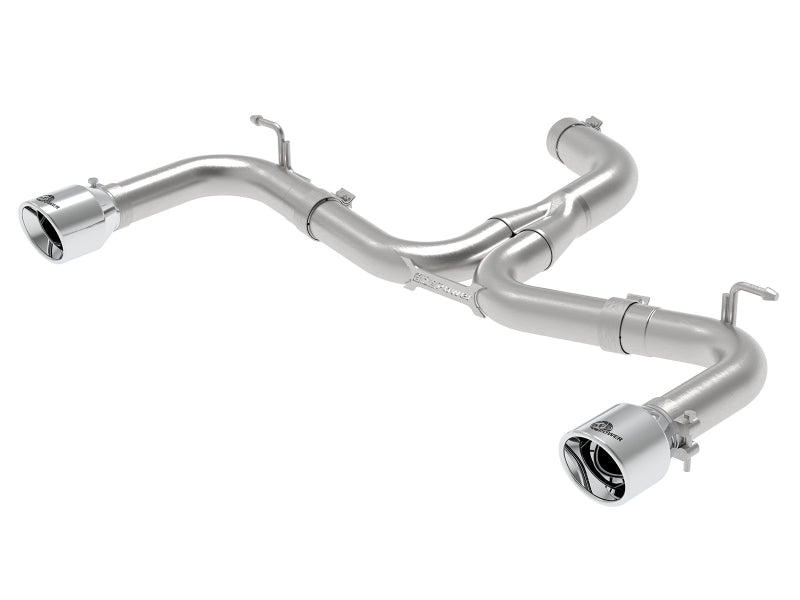 aFe 18-20 VW GTI (MK7.5) 2.0L MACH Force-Xp 3in to 2.5in 304 SS Axle-Back Exhaust System- Pol. Tips - Burkken Auto Parts