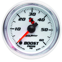 AutoMeter Gauge Boost 2-1/16in. 60PSI Digital Stepper Motor C2 - Burkken Auto Parts