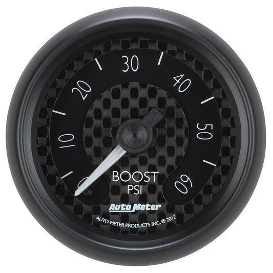 Autometer GT Series 52mm Mechanical 0-60 psi Boost Gauge - Burkken Auto Parts