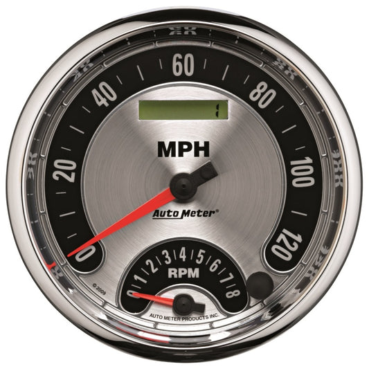 Autometer American Muscle 5in Tach Speedo Combo In-Dash - Burkken Auto Parts