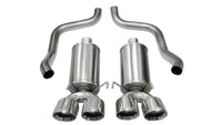 Corsa 2009-2013 Chevrolet Corvette C6 6.2L V8 Polished Xtreme Axle-Back Exhaust - Burkken Auto Parts