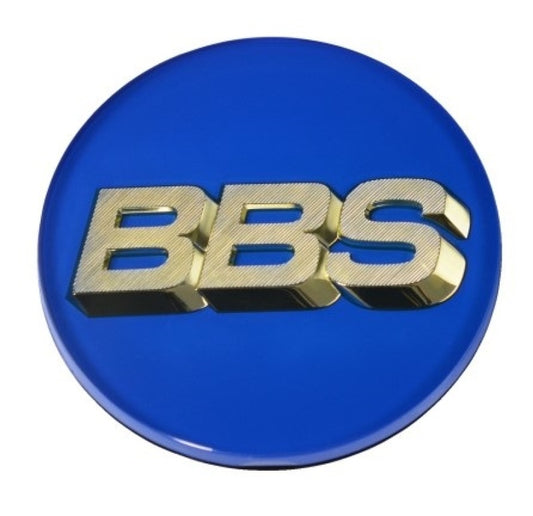 BBS Center Cap 70.6mm Blue/Gold (3-Tab) - Burkken Auto Parts