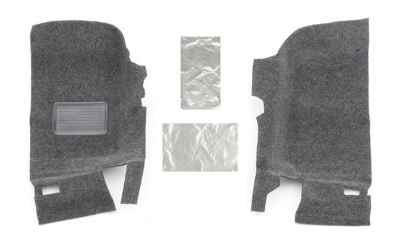 BedRug 2018+ Jeep JL 2Dr Front 2 Pc Floor Kit (Incl Heat Shields) - Burkken Auto Parts