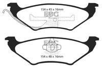 EBC 90-94 Ford Crown Victoria Greenstuff Rear Brake Pads - Burkken Auto Parts