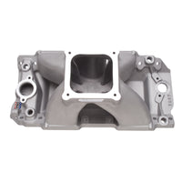 Edelbrock Manifold BBC Super Victor 632 Tall Deck Conventional Rect Port Heads - Burkken Auto Parts