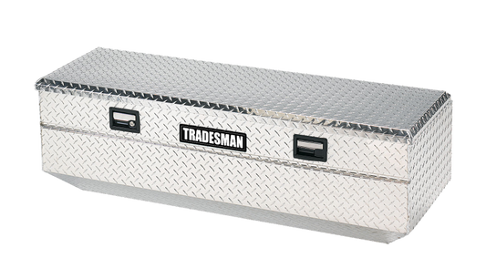 Tradesman Aluminum Flush Mount Truck Tool Box (48in.) - Brite - Burkken Auto Parts