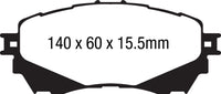 EBC 14+ Mazda 6 2.5 Greenstuff Front Brake Pads - Burkken Auto Parts