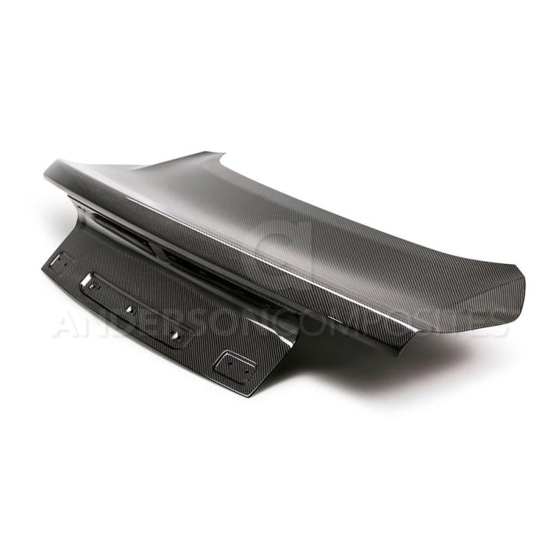 Anderson Composites 15-18 Ford Mustang Type-OE Double Sided Carbon Fiber Decklid - Burkken Auto Parts